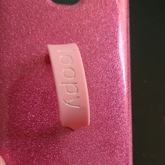 Loopy Case Pink Sparkle Phone Cover Galaxy S9 - Picture 3 of 5